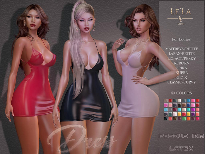 {Le'La} Pasqelina Dress Latex - LaraX Update