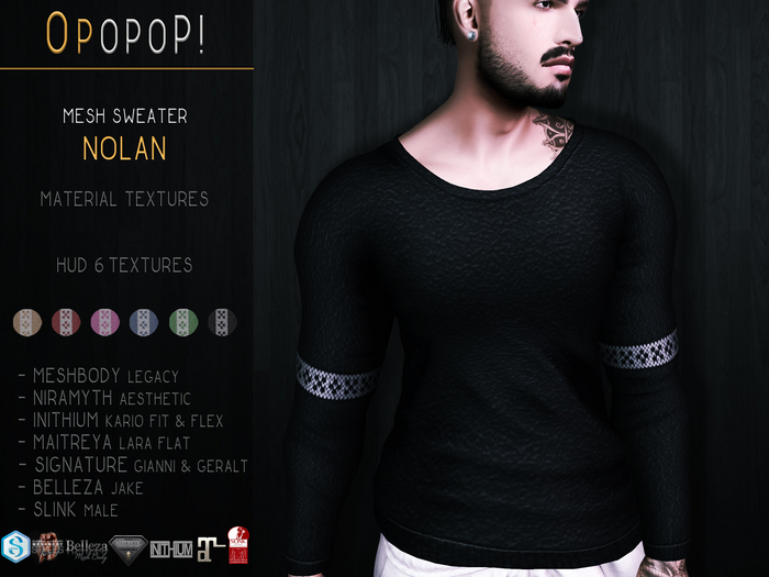 OPOPOP ! Mesh Sweater NOLAN V#3