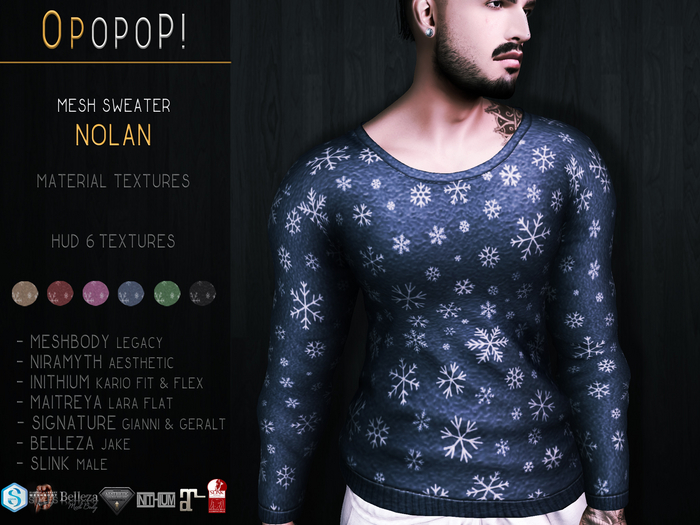 OPOPOP ! Mesh Sweater NOLAN V#4