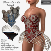 [Xprs] - Fleur-De-Lis Corset Set FATPACK
