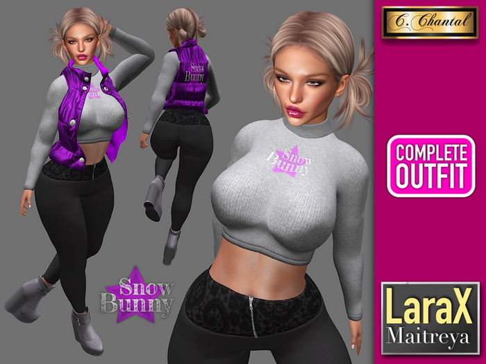 C.CHANTAL Complete Winter Outfit SNOW BUNNY [ Maitreya LaraX / Lara X ]