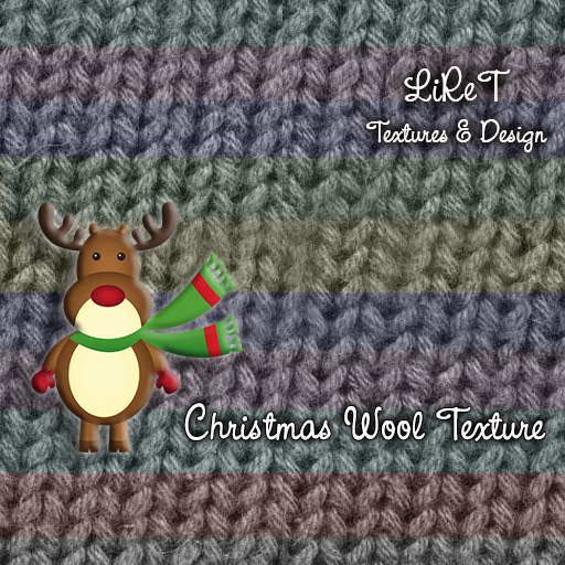 Christmas 7 Colours Wool Texture 