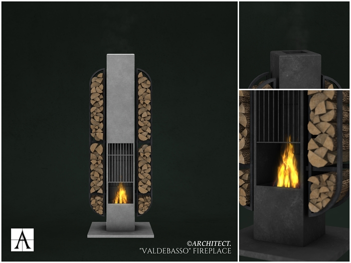 Architect. Valdebasso Fireplace #3
