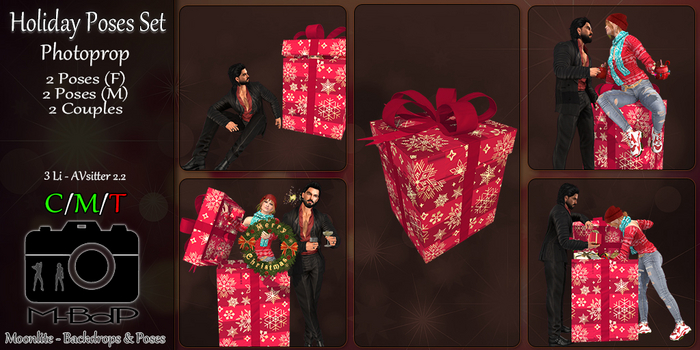 M-BdP :: Holiday Poses Set - Unpacker HUD (wear)