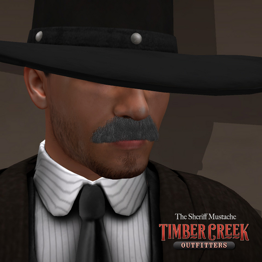 [Timber Creek] The Sheriff Mustache-Gray