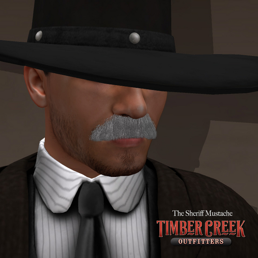 [Timber Creek] The Sheriff Mustache-White
