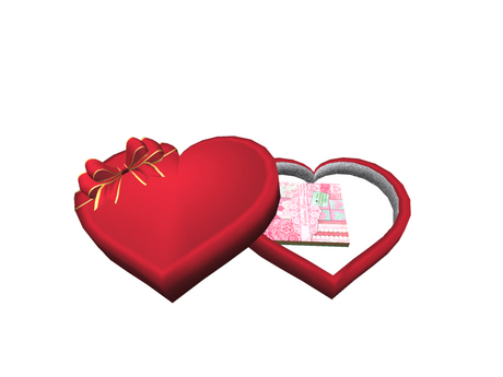 Second Life Marketplace - DFS Vday Box Of Paper (ACTUAL ITEM)