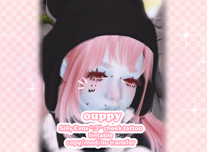{ouppy} silly evox cheek gift
