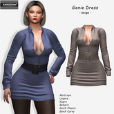 [Xprs] - Genie Dress Beige 