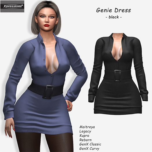 [Xprs] - Genie Dress Black 