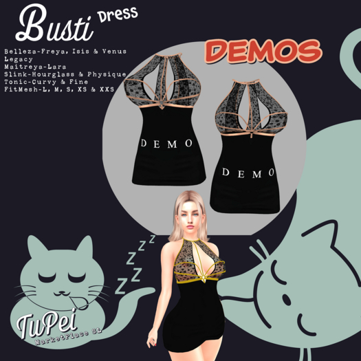 TuPei  Busti Dress Lace - DEMOS