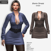 [Xprs] - Genie Dress Brown 
