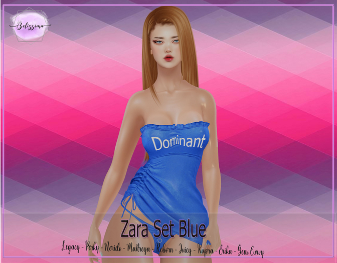 {Belissima} Zara Set Blue