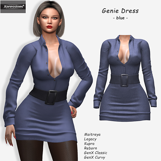 [Xprs] - Genie Dress Purple 