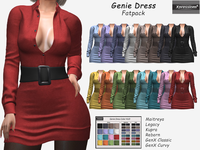 [Xprs] - Genie Dress FATPACK