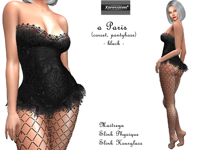 A Paris Set Black