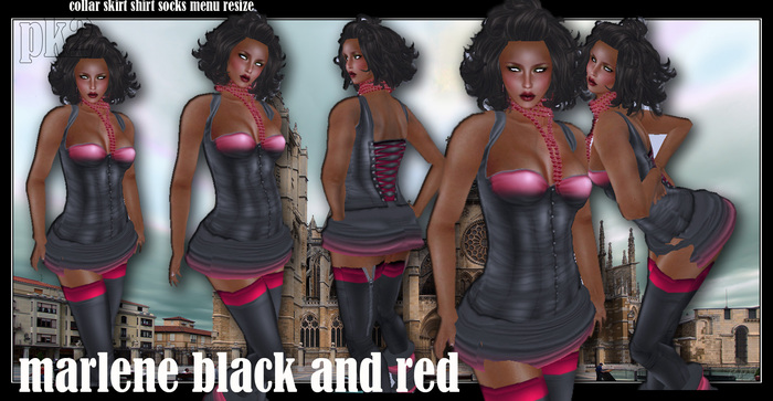 Marlene black and red
