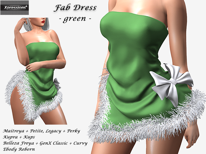 [Xprs] - Fab Dress Green