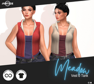 [JUSTICE] MEADOW VEST - LARAX PETITE