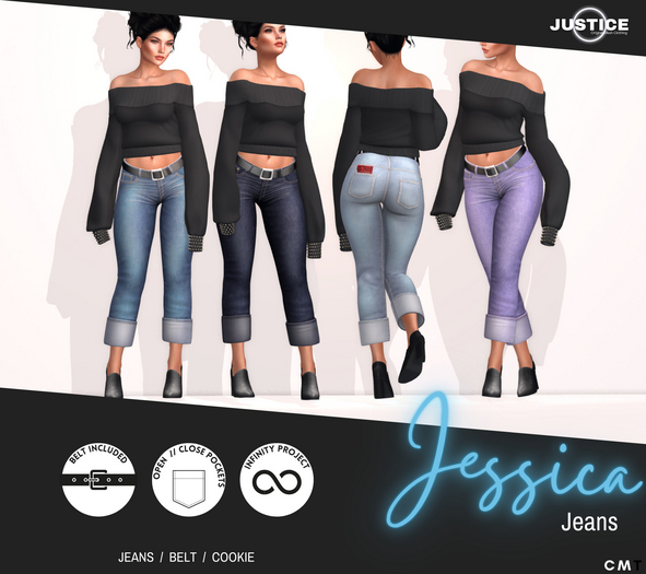 [JUSTICE] JESSICA JEANS - LARAX