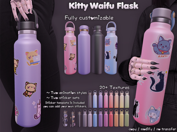 [nothing] Kitty Waifu Flask 