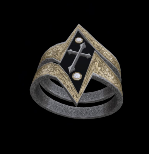 Gothic Cross Ring TW - R