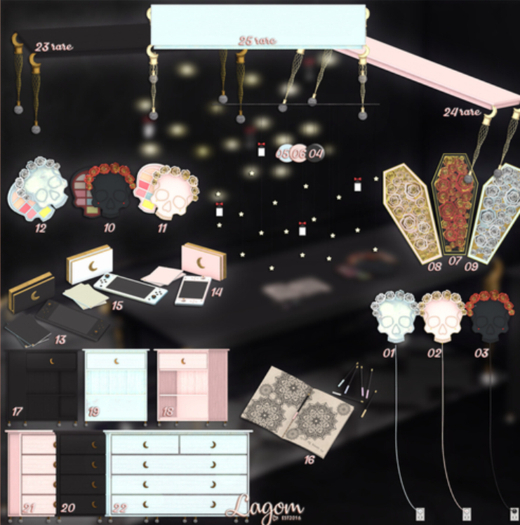 11. Lagom - Goth-ish [ palette Pink ]