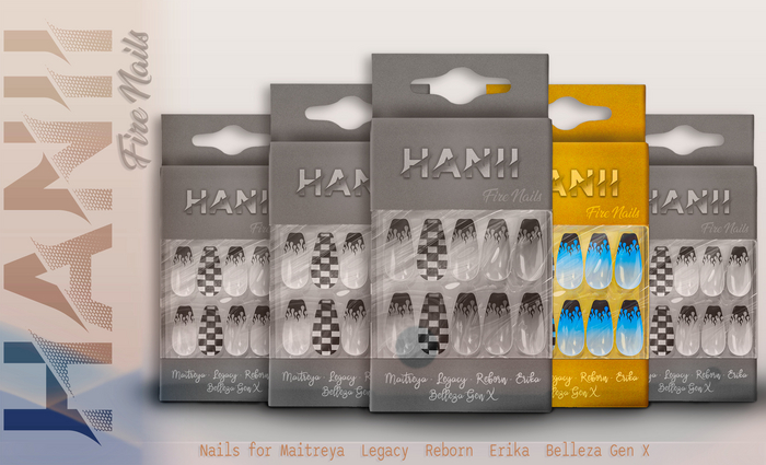 HANII - Fire Nails (BLUE)