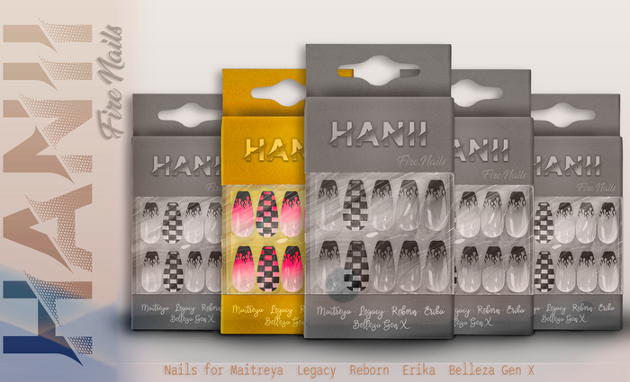 HANII - Fire Nails (PINK)