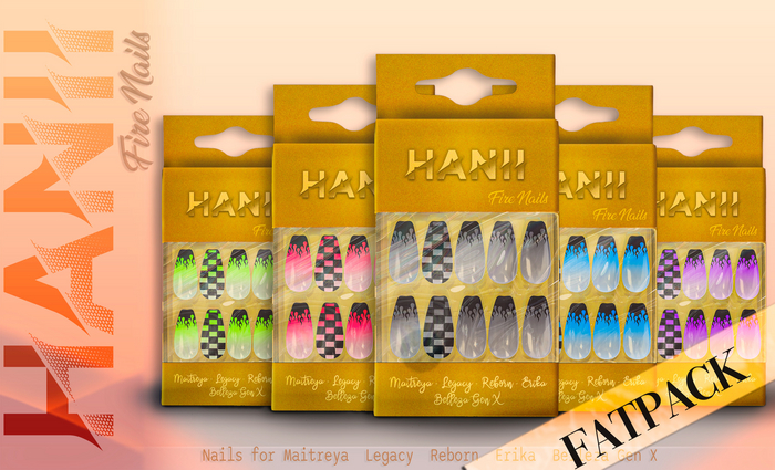 HANII - Fire Nails FATPACK