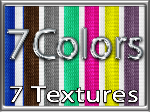 Zoy Texture [ Strypy Knitted 06 ] Seamless - 7 Colors