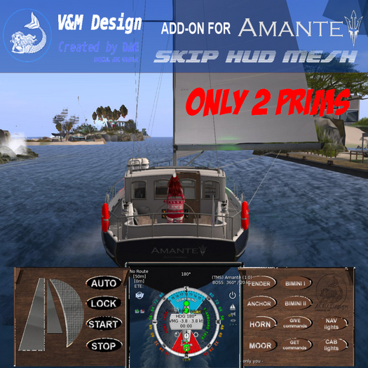 HUD Mesh Sail For Amante V1 