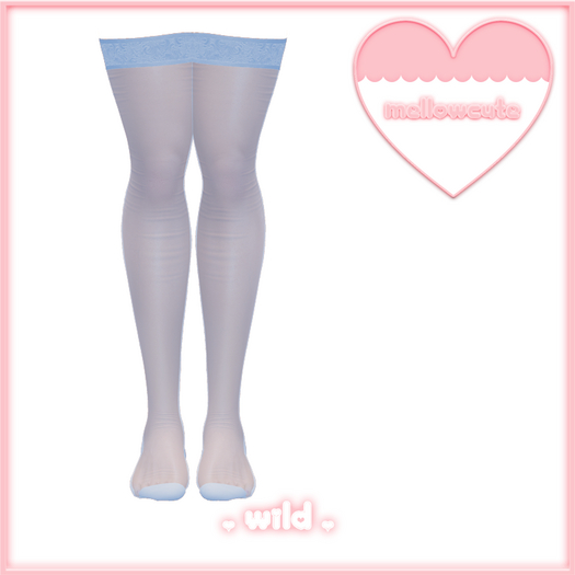 mellowcute-wild socks-sky