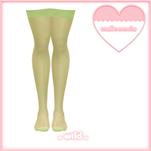 mellowcute-wild socks-olive