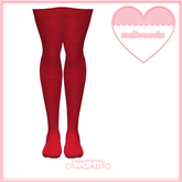 mellowcute-warm socks-rouge