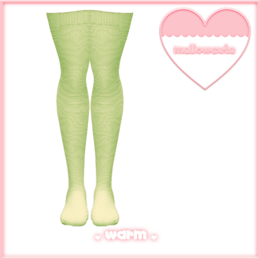 mellowcute-warm socks-olive