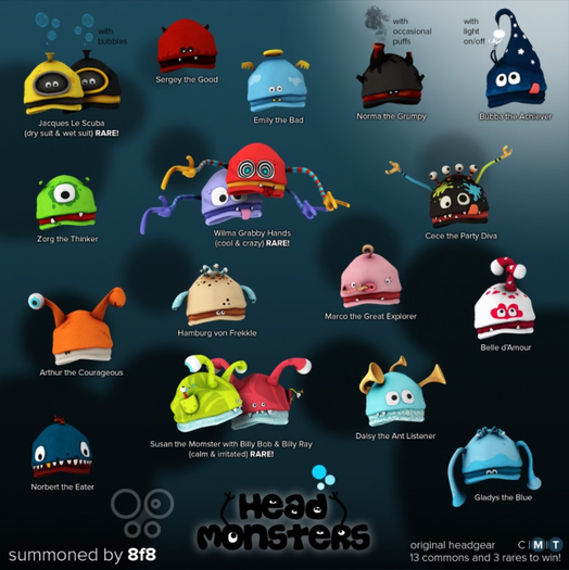 08_8f8 - Zorg the Thinker Head Monster (bag)