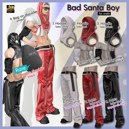 8. legacy(A) [Gild] BSB_pants_latex Black BOX