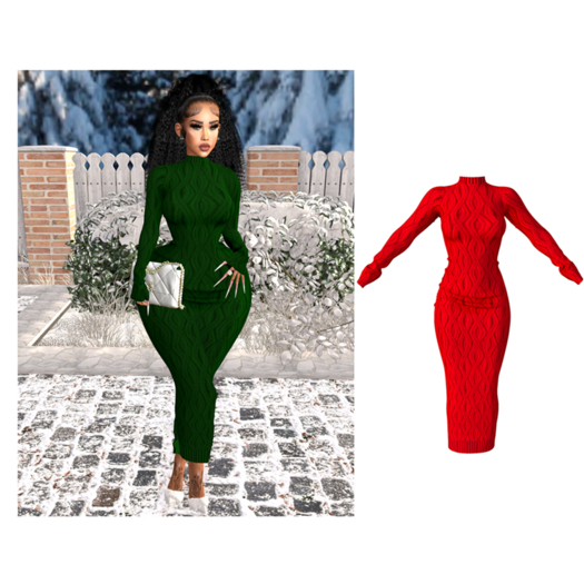 Scarlett Dress- Red