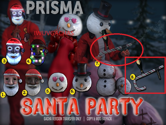 8. PRISMA - Santa Party  RARE
