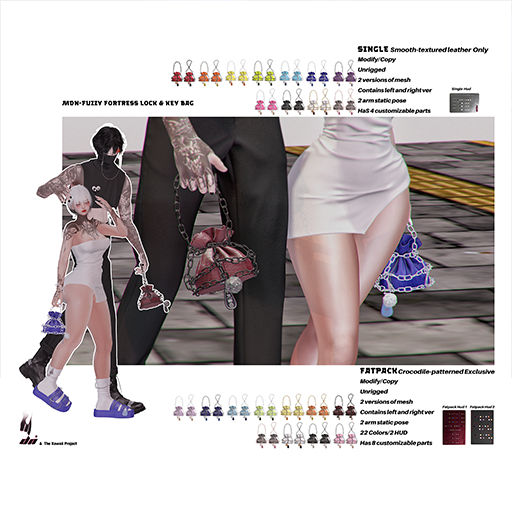 [MDN]--Fuzzy Fortress Lock & Key Bag Fatpack(ADD)