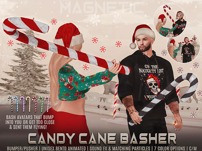 Magnetic - Candy Cane Basher