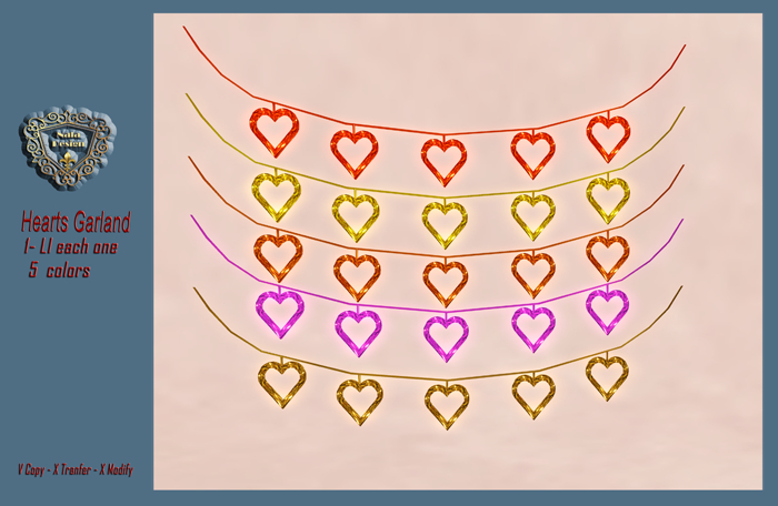 Nala Designs - Heart Garland