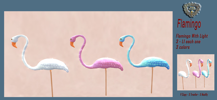 Nala Designs - Flamingo with/ Lights  [FATPACK]