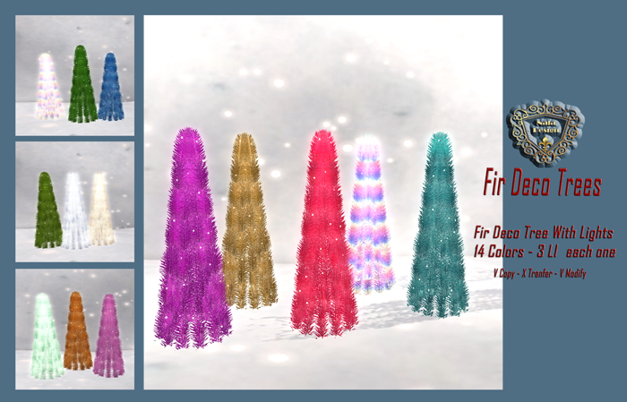 Nala Designs - Fir Decor Tree with/ Lights  [FATPACK]