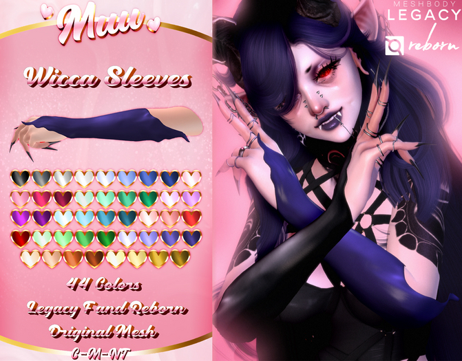 Muu~ Wicca Sleeves