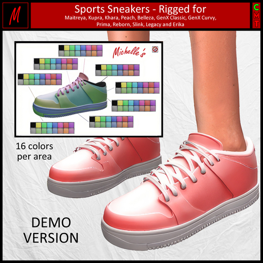 Michelle's Sports Sneakers - DEMO