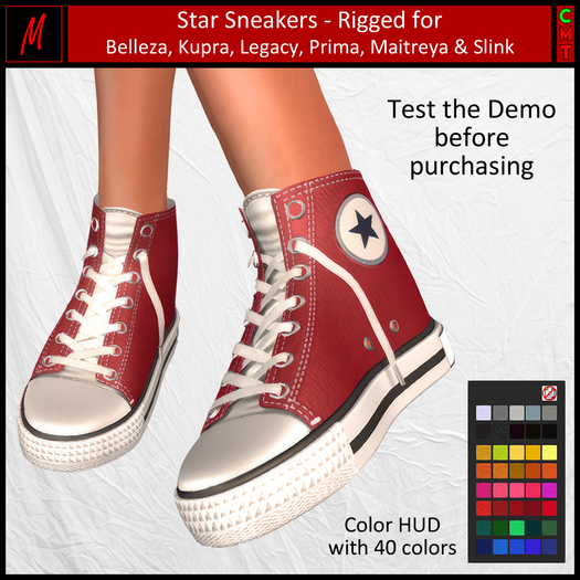 Michelle's Star Sneakers