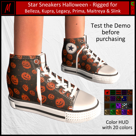 Michelle's Star Sneakers - Halloween Edition