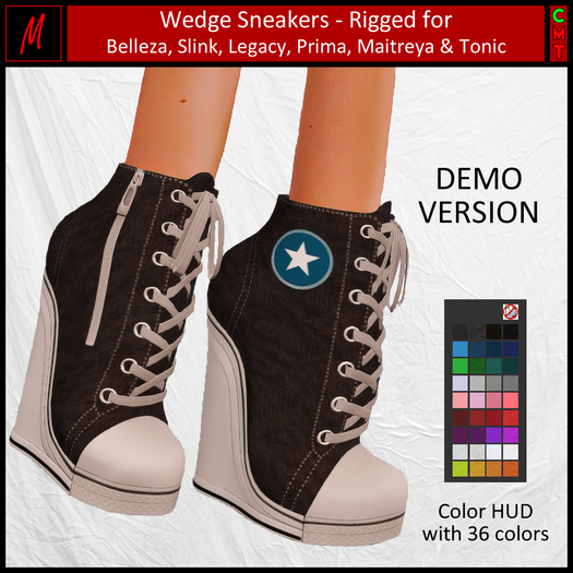 Michelle's Wedge Sneakers (DEMO)